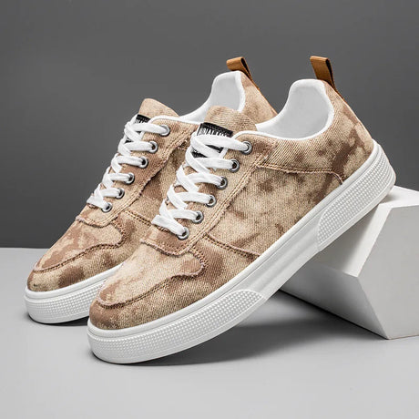 Washed Denim Sneakers for Men – Rugged Style & All-Day Comfort