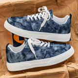 Washed Denim Sneakers for Men – Rugged Style & All-Day Comfort