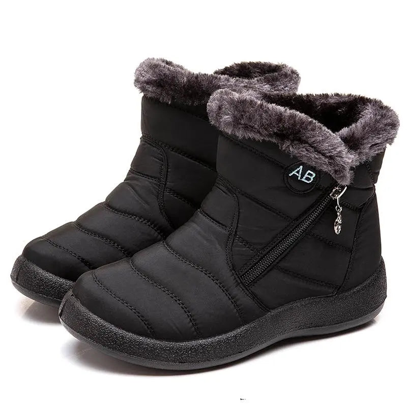Waterproof Ankle Snow Boots for Women – Warm & Cozy Comfort 2