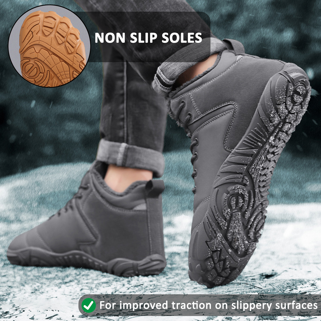 Waterproof Barefoot Hiking Shoes for Unisex – Comfortable & Supportive 2