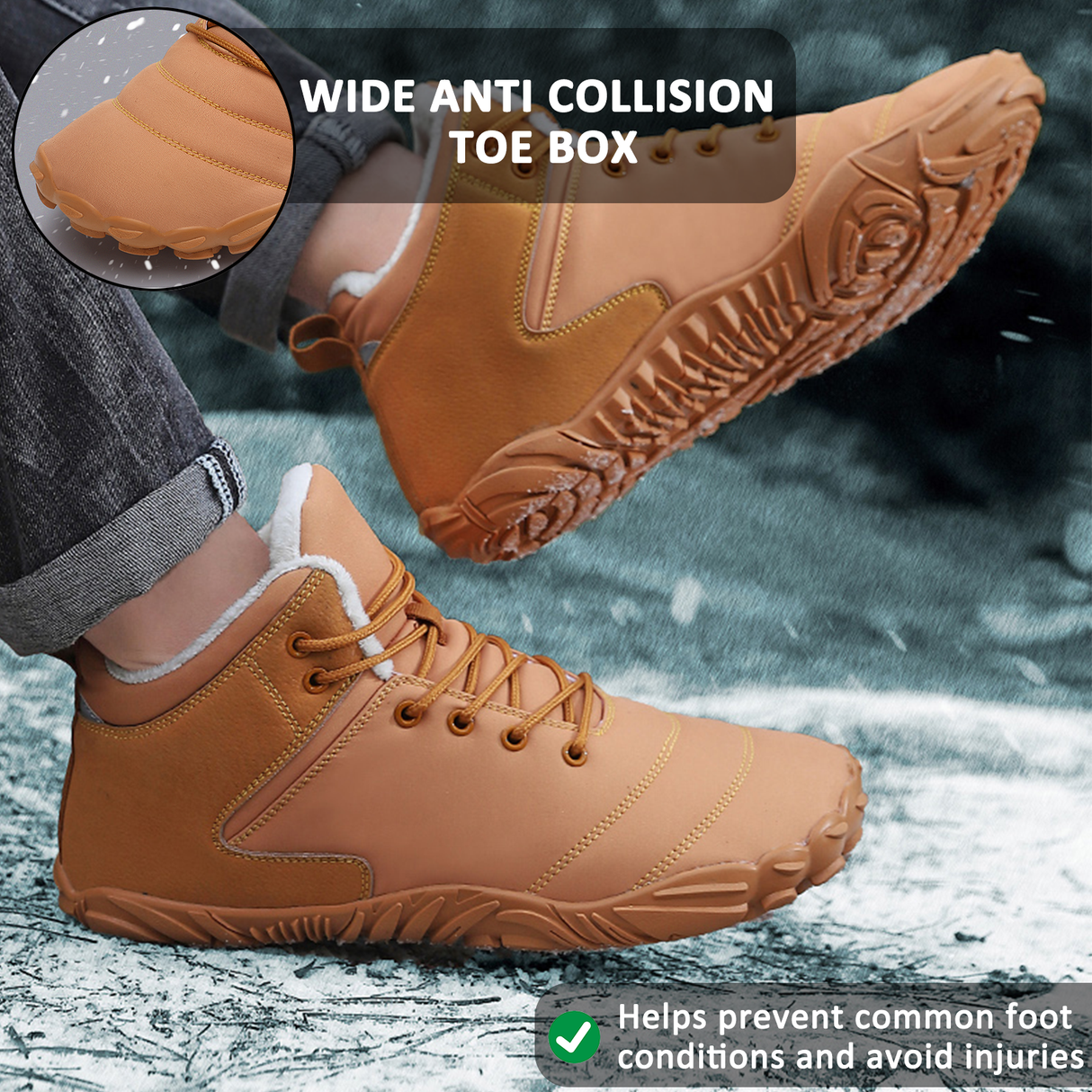 Waterproof Barefoot Hiking Shoes for Unisex – Comfortable & Supportive 4