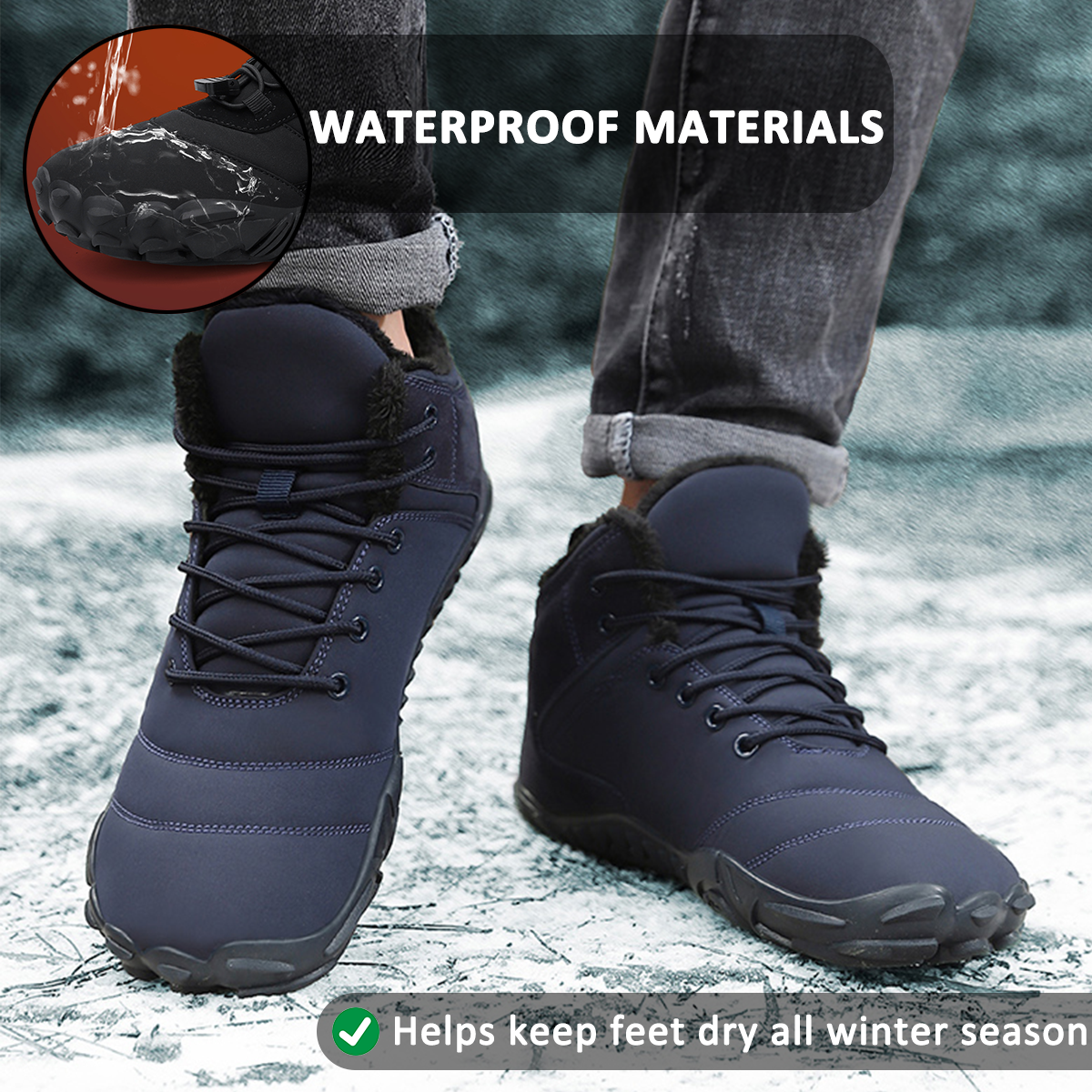Waterproof Barefoot Hiking Shoes for Unisex – Comfortable & Supportive 5