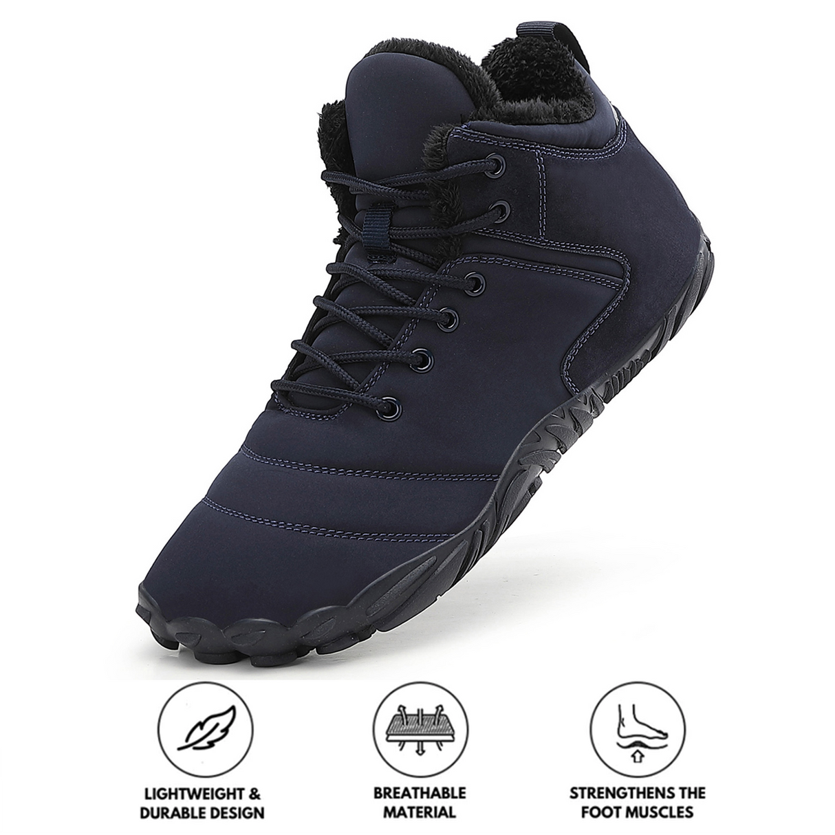 Waterproof Barefoot Hiking Shoes for Unisex – Comfortable & Supportive 8