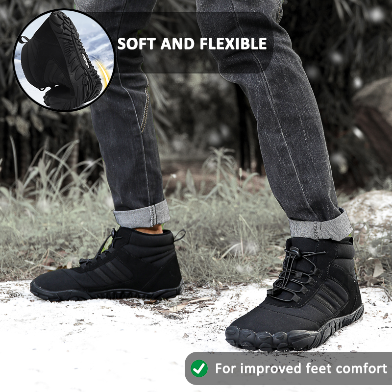 Waterproof Barefoot Shoes for Men – Comfort & Support for Winter Adventures 2