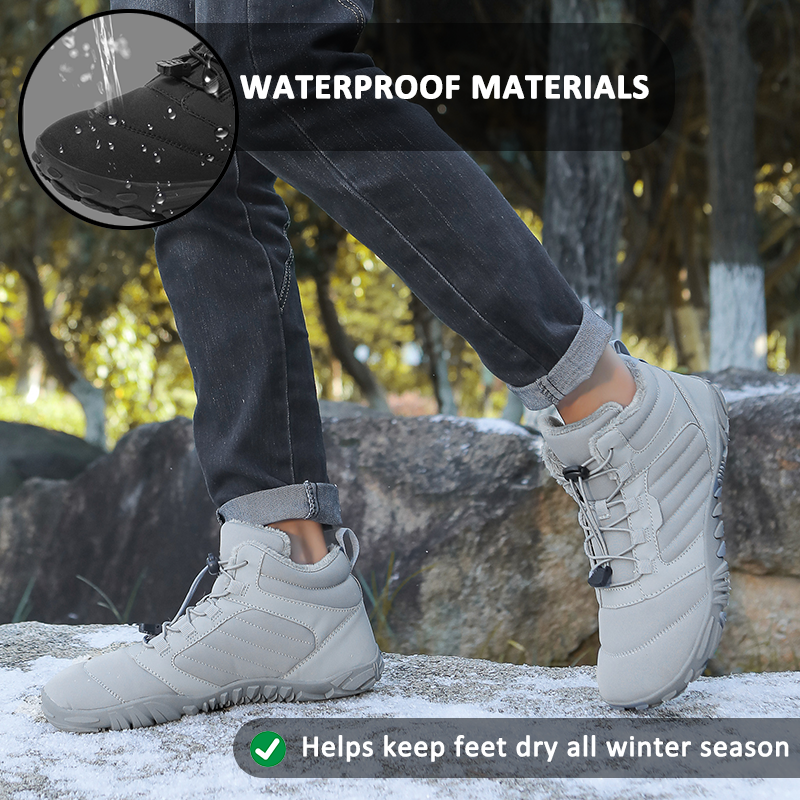 Waterproof Barefoot Snow Boots for Unisex – Comfortable & Supportive Design 1