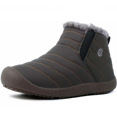 Waterproof Black Ankle Boots for Men – Warm & Anti-Slip Design 6
