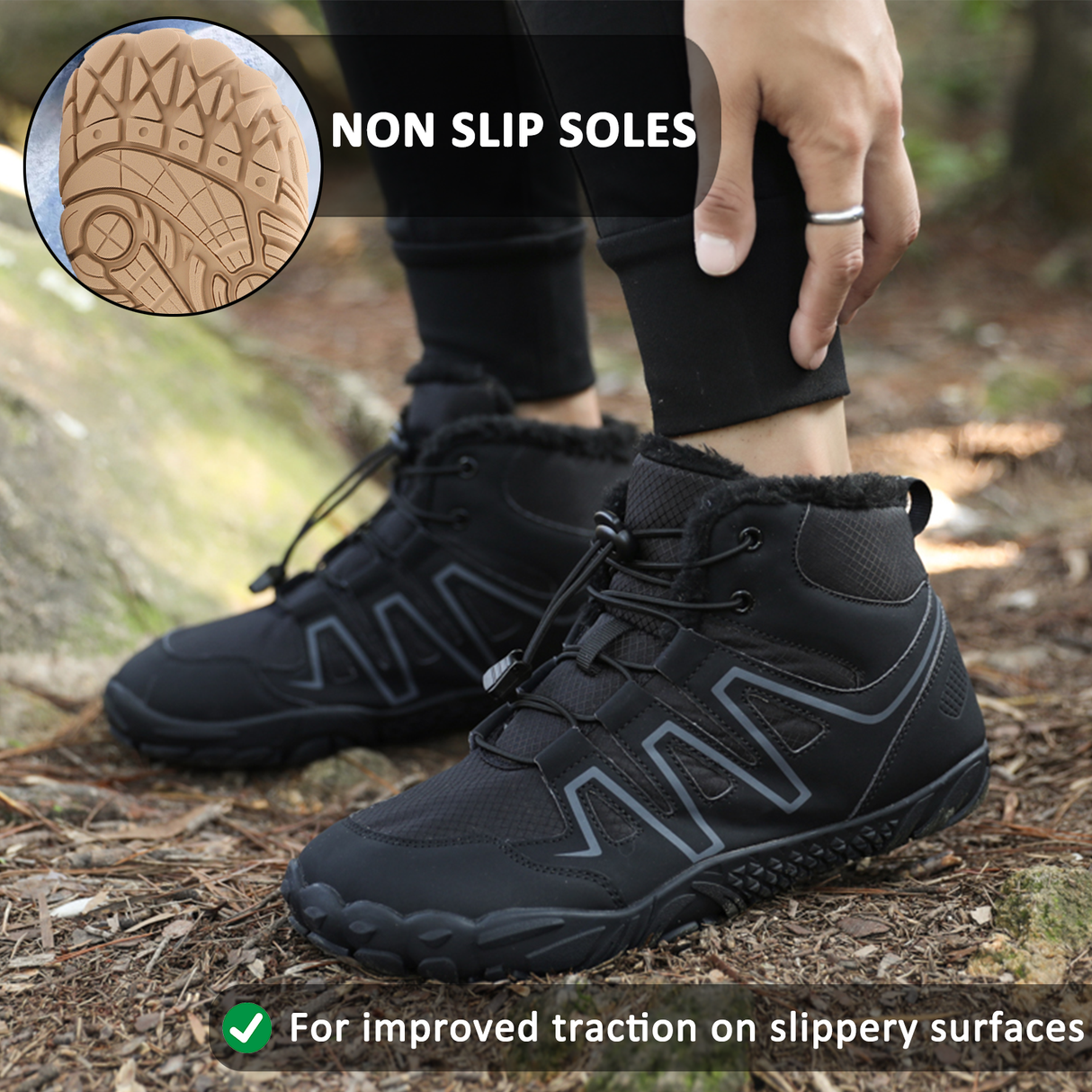Waterproof High-Top Snow Boots for Unisex – Comfortable & Non-Slip Design 1