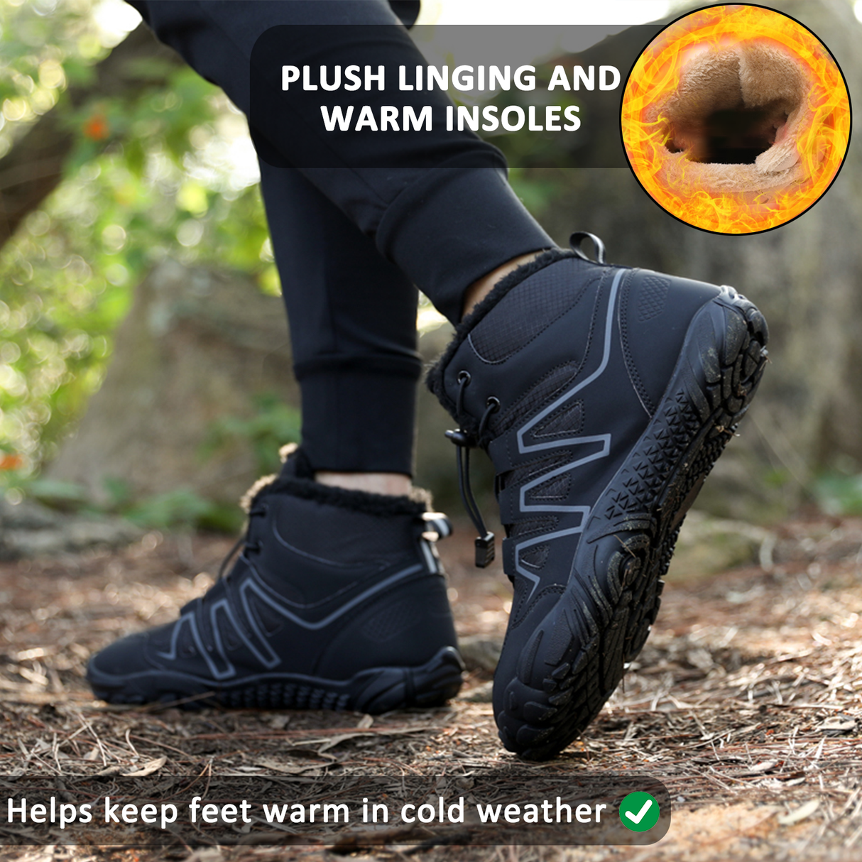 Waterproof High-Top Snow Boots for Unisex – Comfortable & Non-Slip Design 4