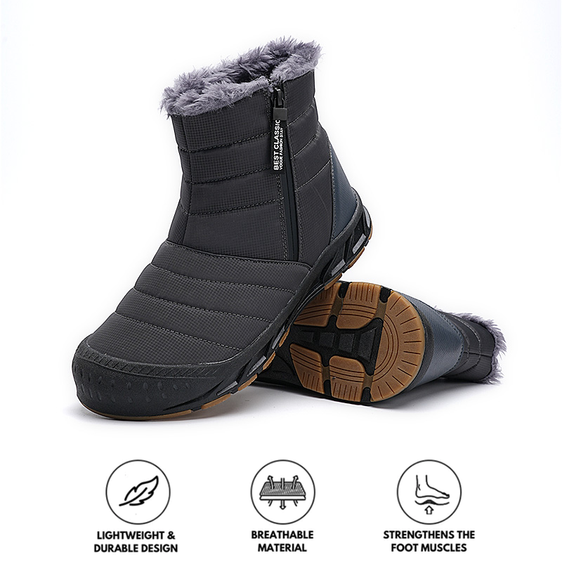 Waterproof High Top Snow Boots for Men & Women – Comfortable & Supportive for Winter Adventures 6