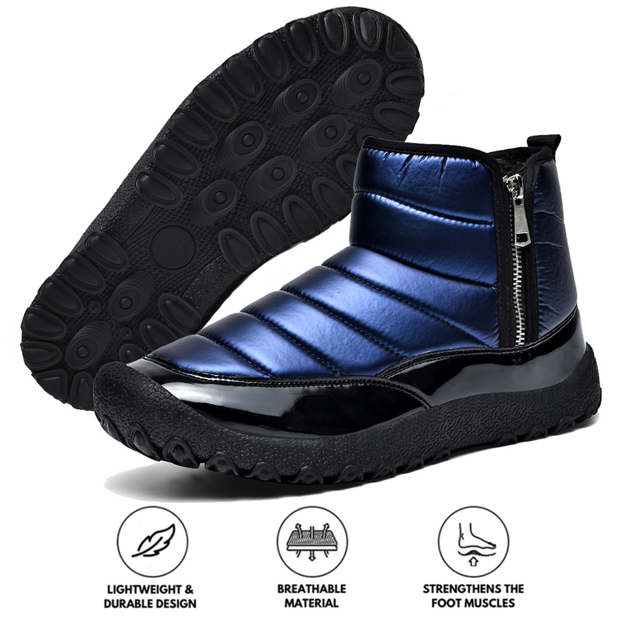 Waterproof Hiking Boots for Men – Comfortable & Supportive Winter Footwear 8