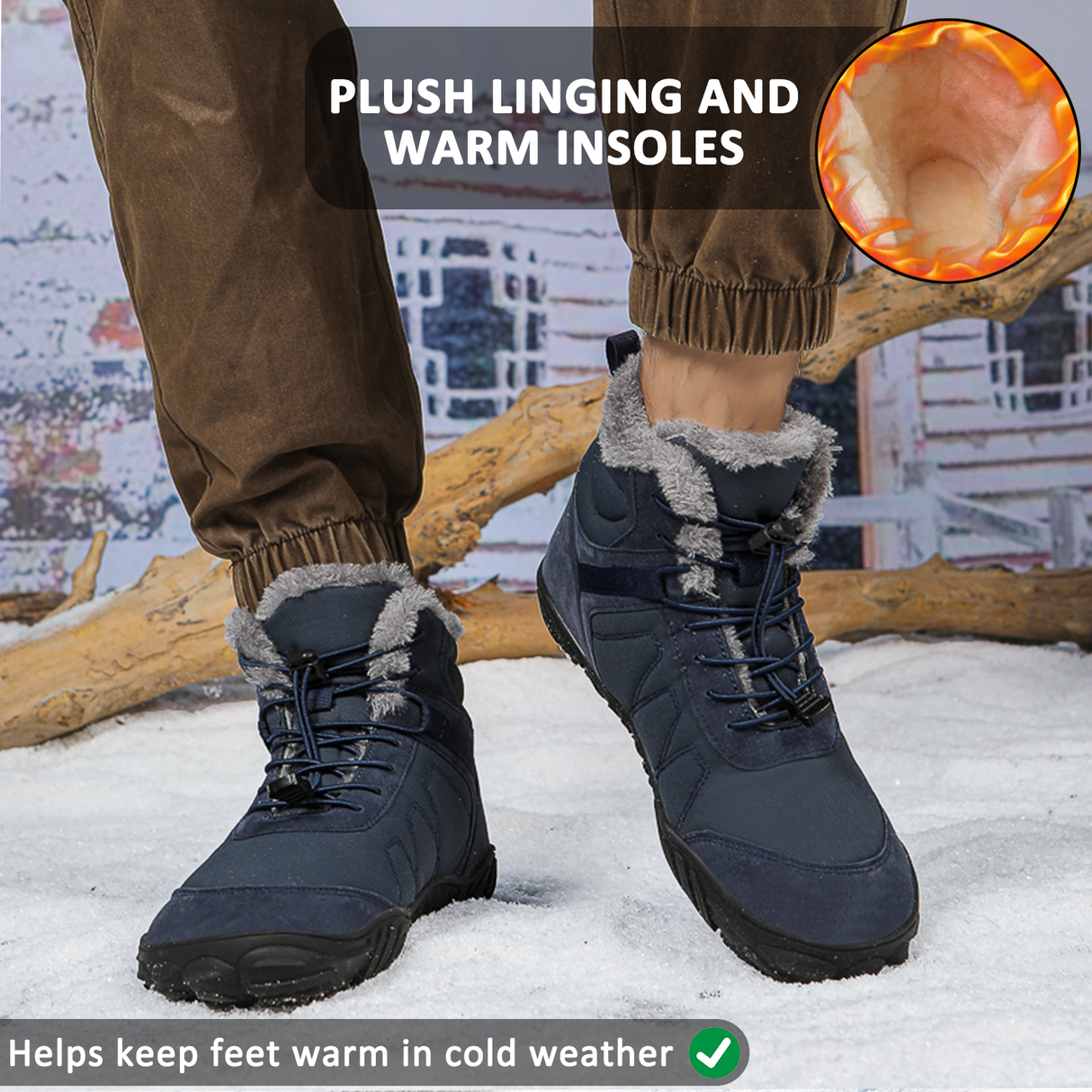 Waterproof Hiking Boots for Unisex – Comfortable & Supportive Design 1