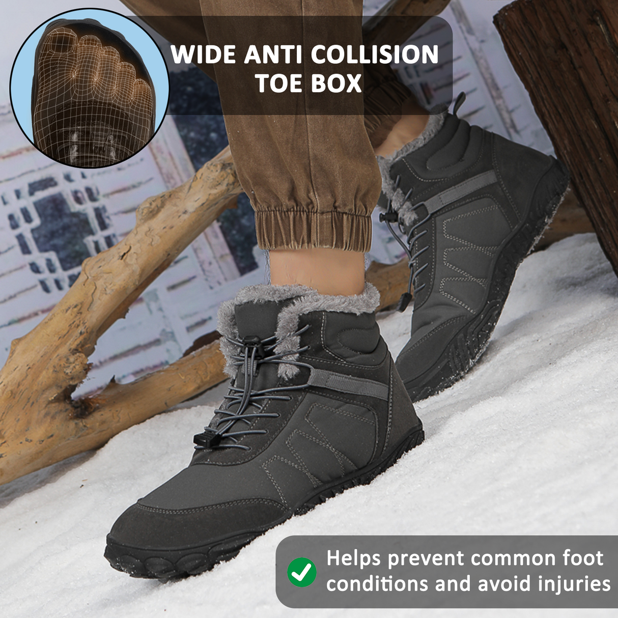 Waterproof Hiking Boots for Unisex – Comfortable & Supportive Design 3