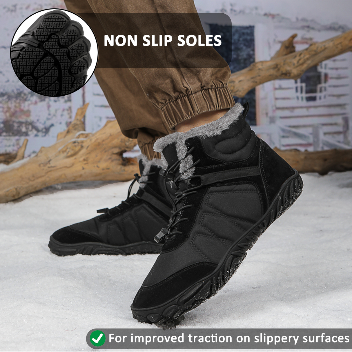 Waterproof Hiking Boots for Unisex – Comfortable & Supportive Design 4