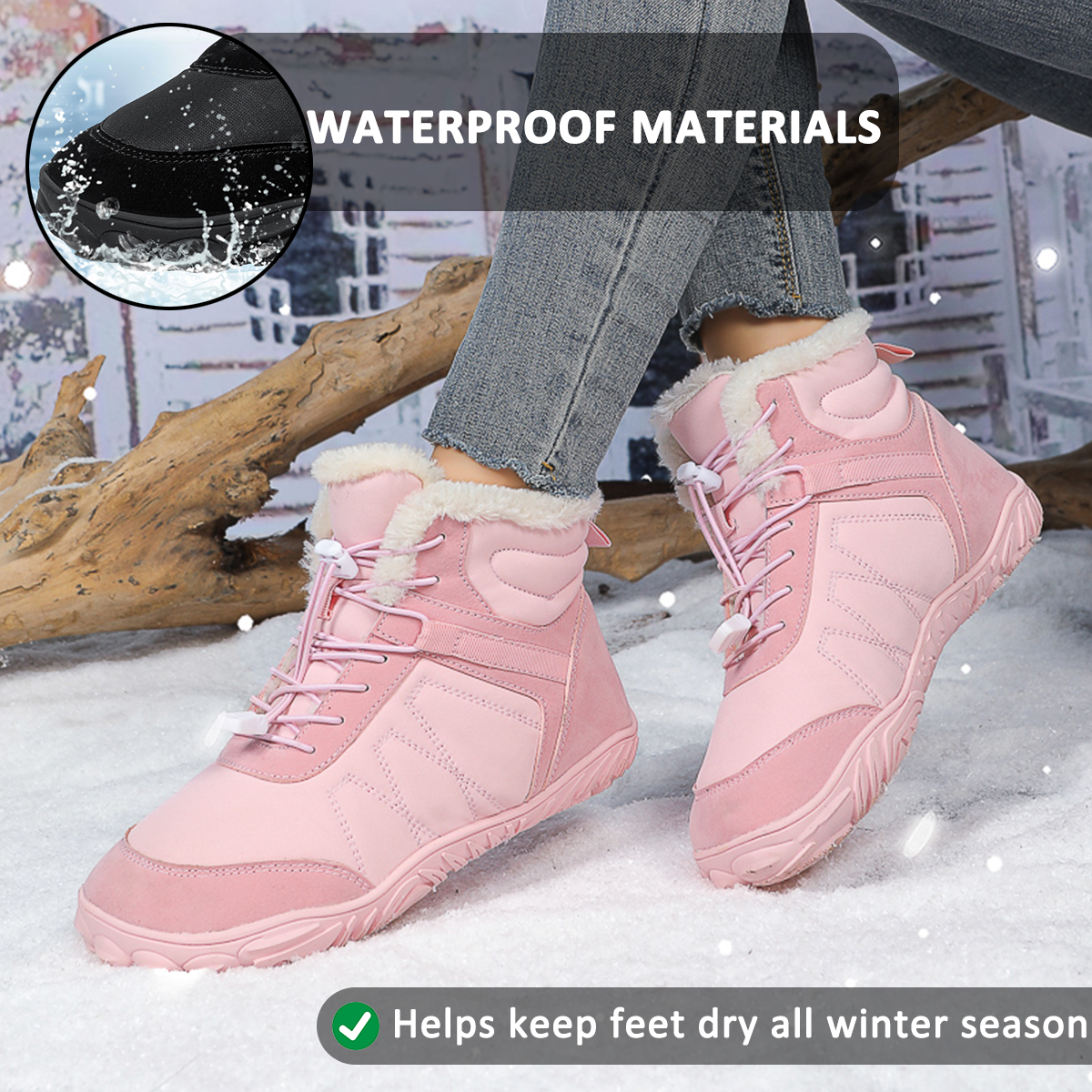 Waterproof Hiking Boots for Unisex – Comfortable & Supportive Design 5