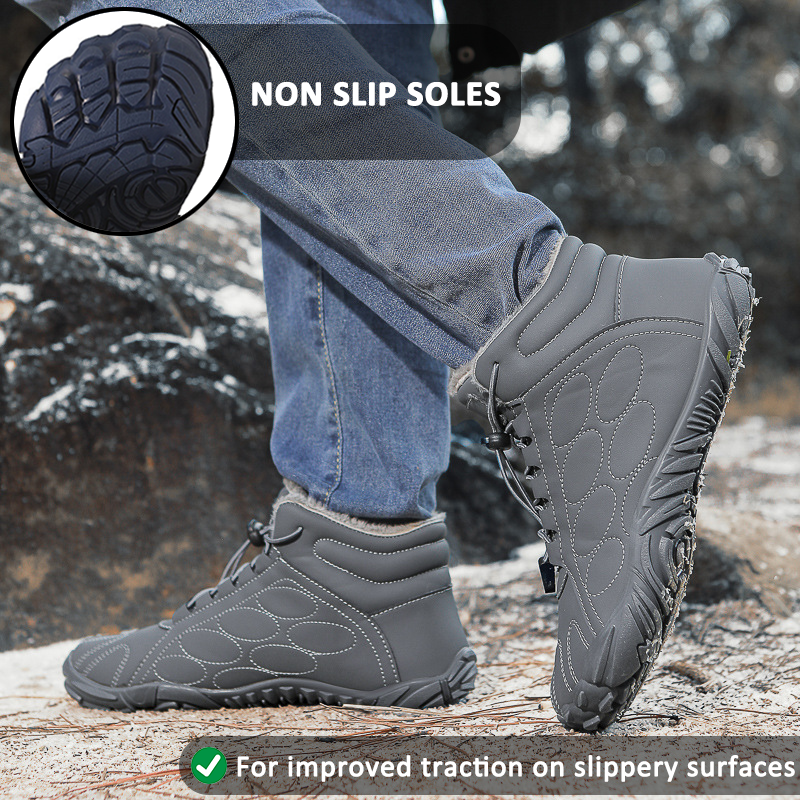 Waterproof Mid-Calf Snow Boots for Unisex – Comfortable & Supportive Design 1