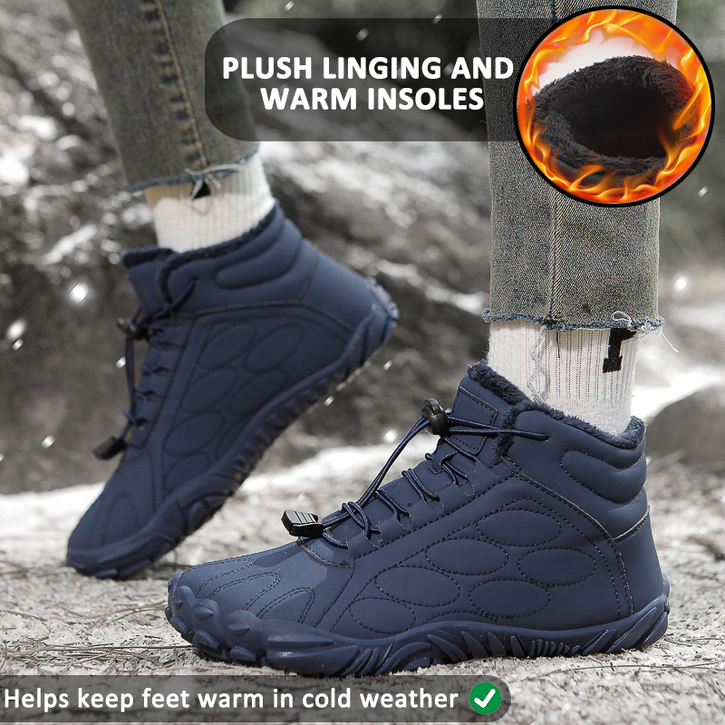 Waterproof Mid-Calf Snow Boots for Unisex – Comfortable & Supportive Design 2