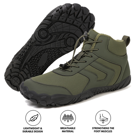 Waterproof Mid-Cut Snow Boots for Men – Comfortable & Supportive 0