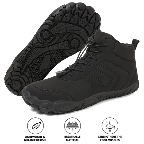 Waterproof Mid-Cut Snow Boots for Men – Comfortable & Supportive 7