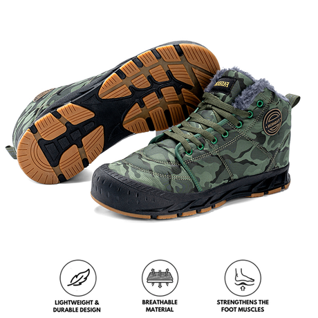 Waterproof Snow Boots for Men – Warm & Comfortable for Outdoor Adventures 10