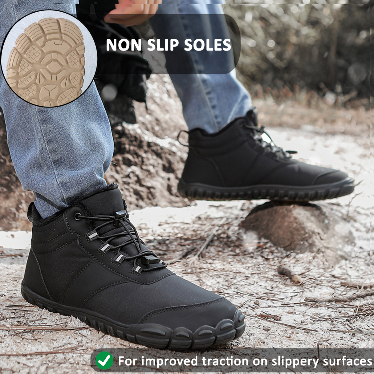 Waterproof Snow Boots for Unisex – Comfort & Support for Winter Adventures 2
