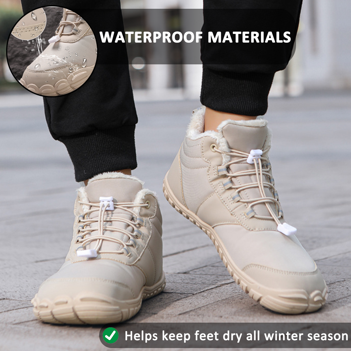 Waterproof Snow Boots for Unisex – Comfort & Support for Winter Adventures 4
