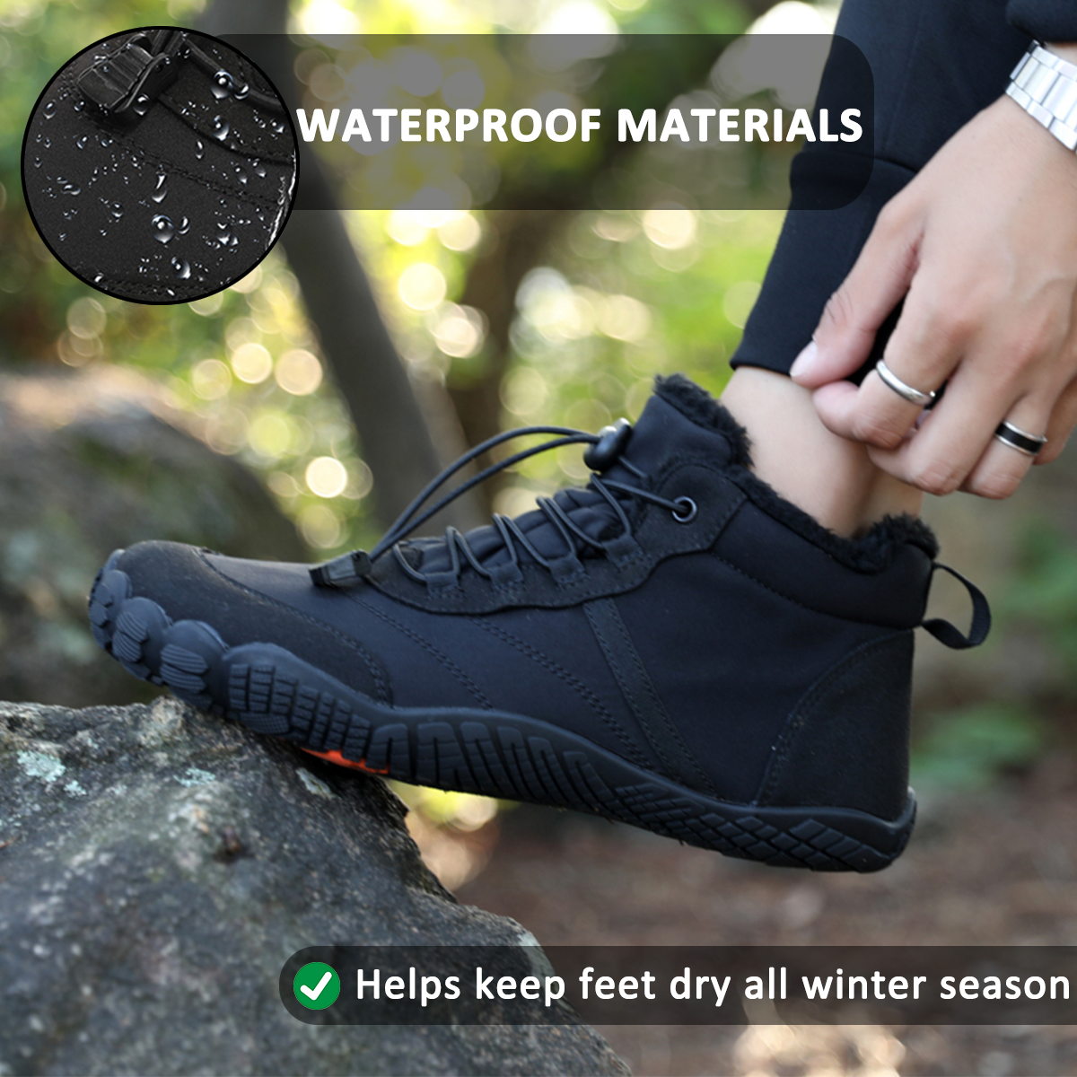 Waterproof Winter Boots for Unisex – Comfortable & Supportive Design 1