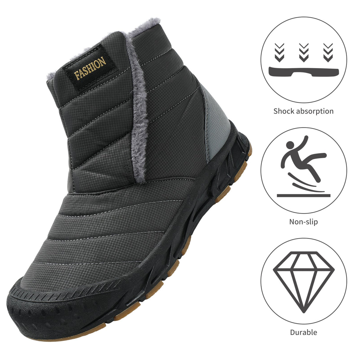 Waterproof Winter Boots for Unisex – Comfortable & Supportive Footwear 4