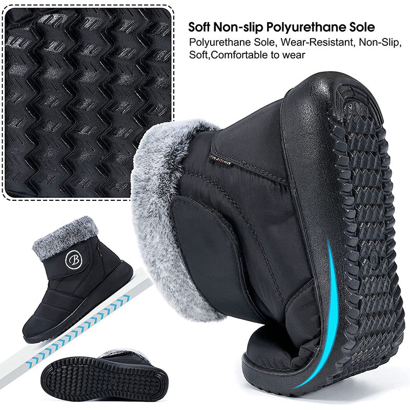 Waterproof Winter Boots for Women – Cozy & Comfortable Slip-On Design 2