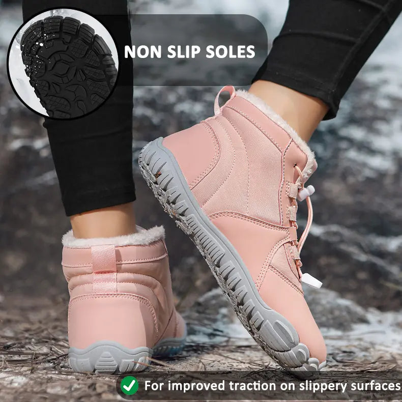 Waterproof Winter Boots for Women – Warm & Comfortable Barefoot Design 2