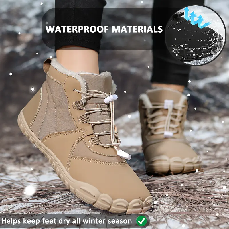 Waterproof Winter Boots for Women – Warm & Comfortable Barefoot Design 4