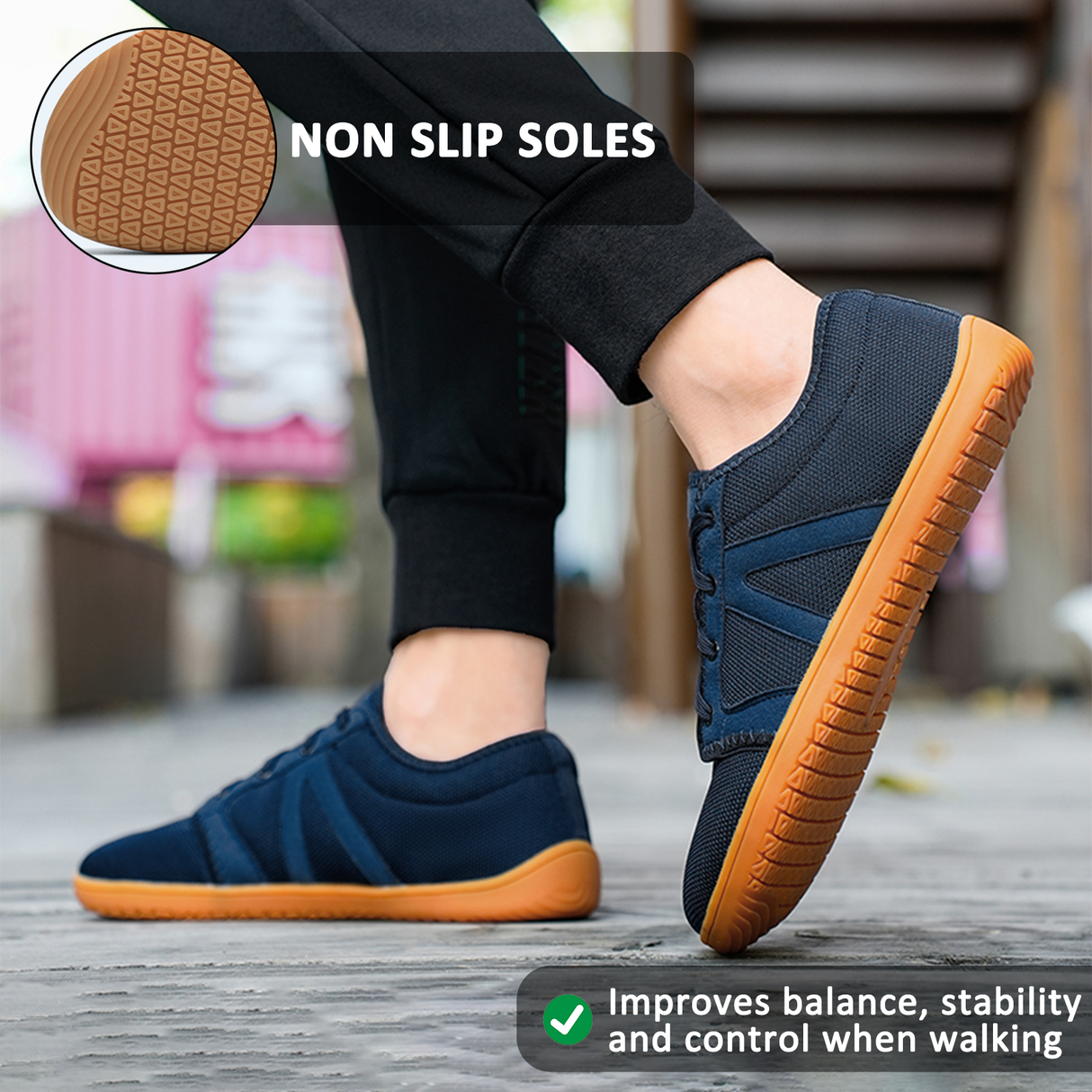 Wide Toe Barefoot Shoes for Unisex – Comfortable & Breathable Design 1