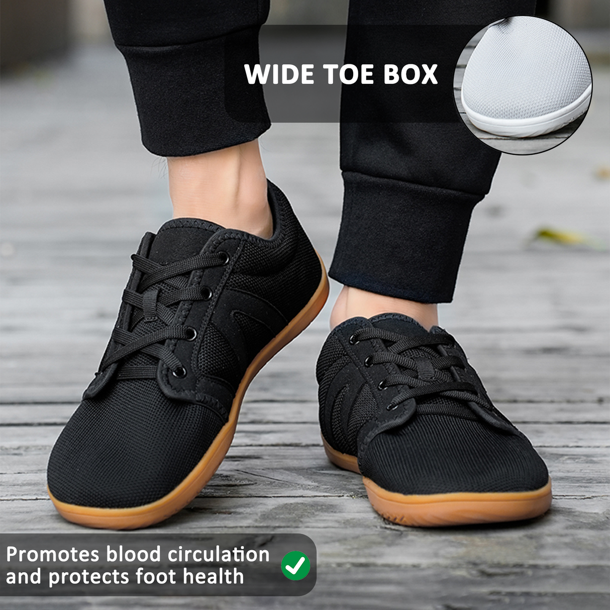 Wide Toe Barefoot Shoes for Unisex – Comfortable & Breathable Design 2