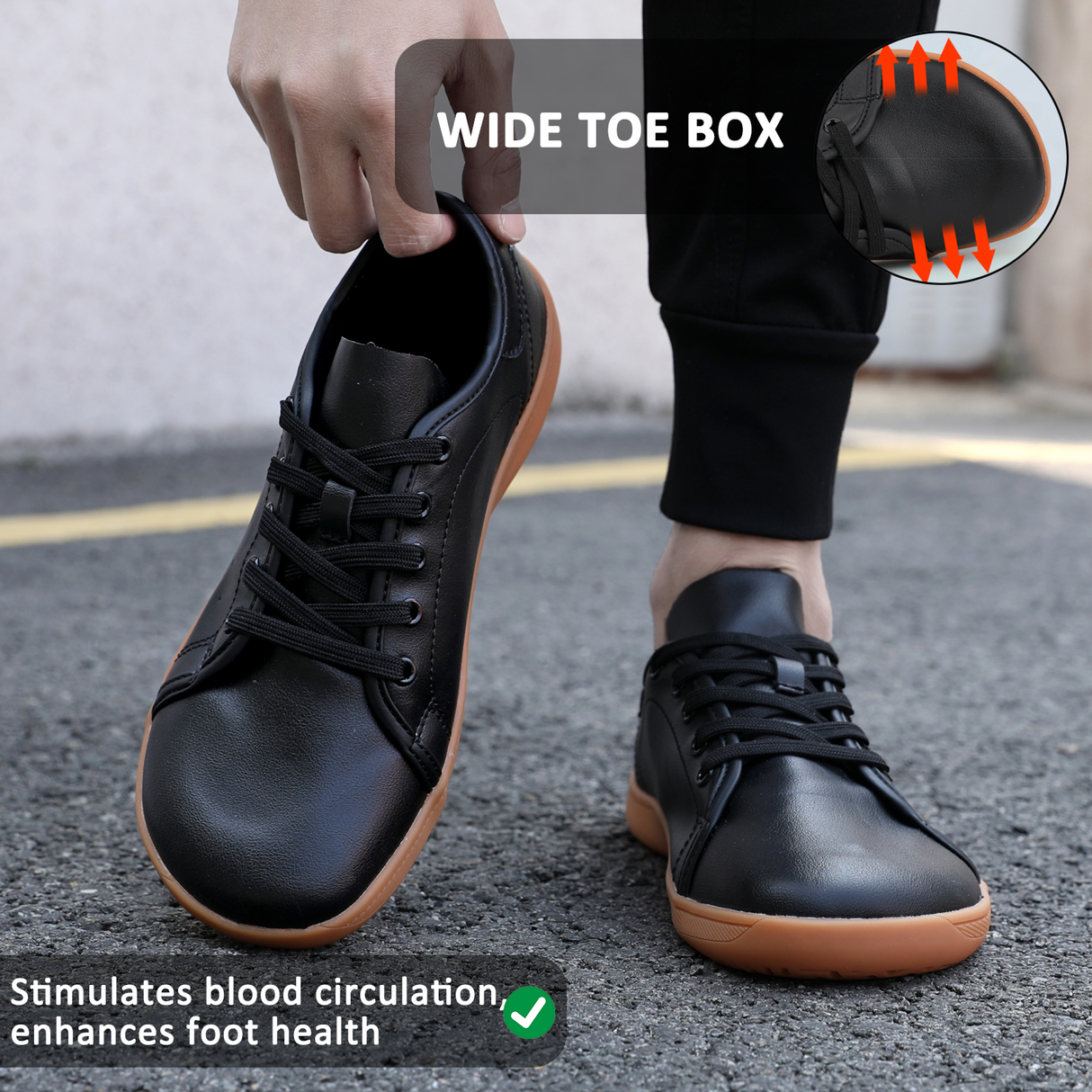 Wide Toe Barefoot Shoes for Unisex – Comfortable & Breathable for Outdoor Adventures 1