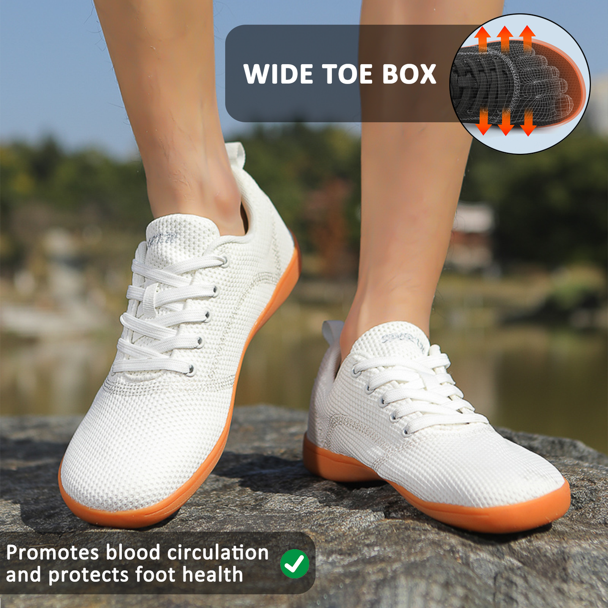 Wide Toe Barefoot Shoes for Unisex – Comfortable & Supportive Footwear 3