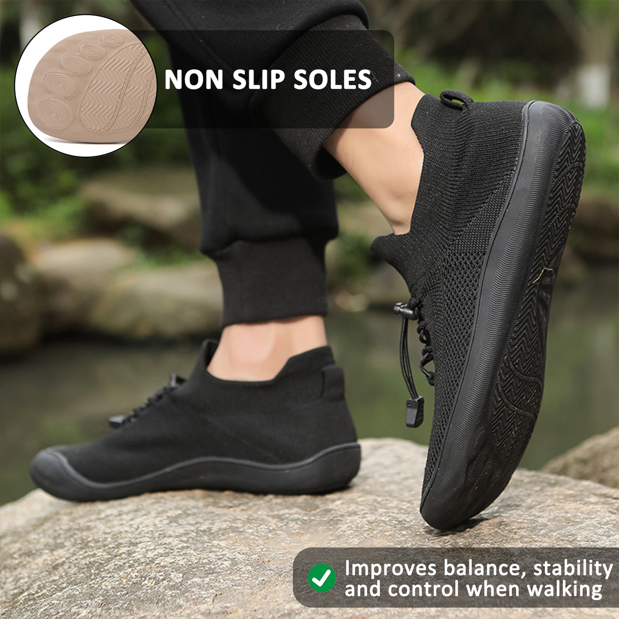Wide Toe Barefoot Shoes for Women – Comfortable & Breathable Design 1