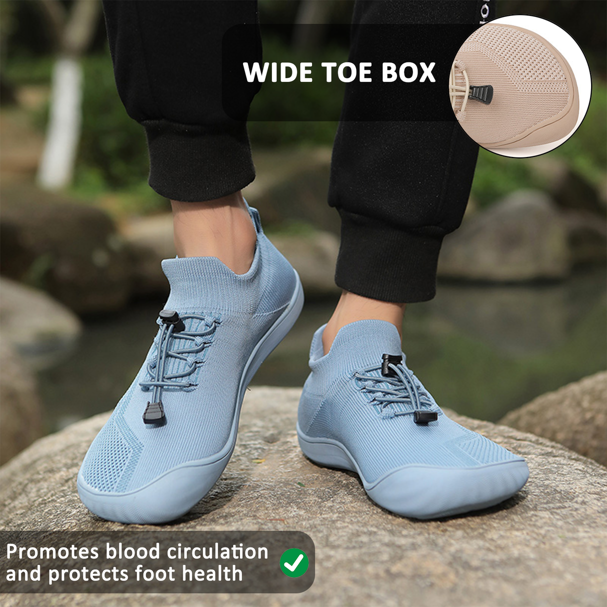 Wide Toe Barefoot Shoes for Women – Comfortable & Breathable Design 4