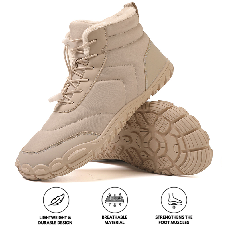 Windproof Winter Boots for Unisex – Comfortable & Flexible Barefoot Design 0