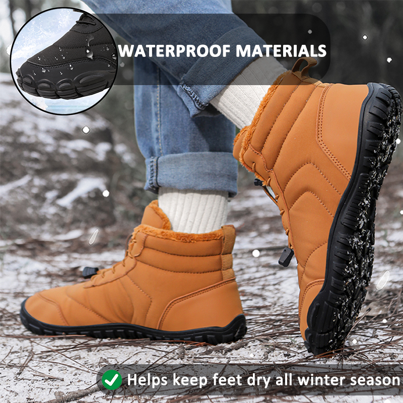 Windproof Winter Boots for Unisex – Comfortable & Flexible Barefoot Design 1