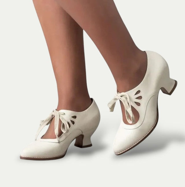 Women Leather Heeled Sandals
