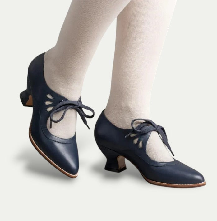 Women Leather Heeled Sandals