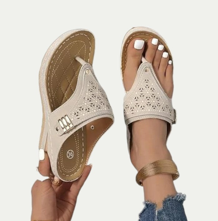 Women Slip On Comfort Sandals