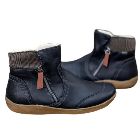 Eunice – Women's Boots – Orthopedic Support with Double Zipper Design