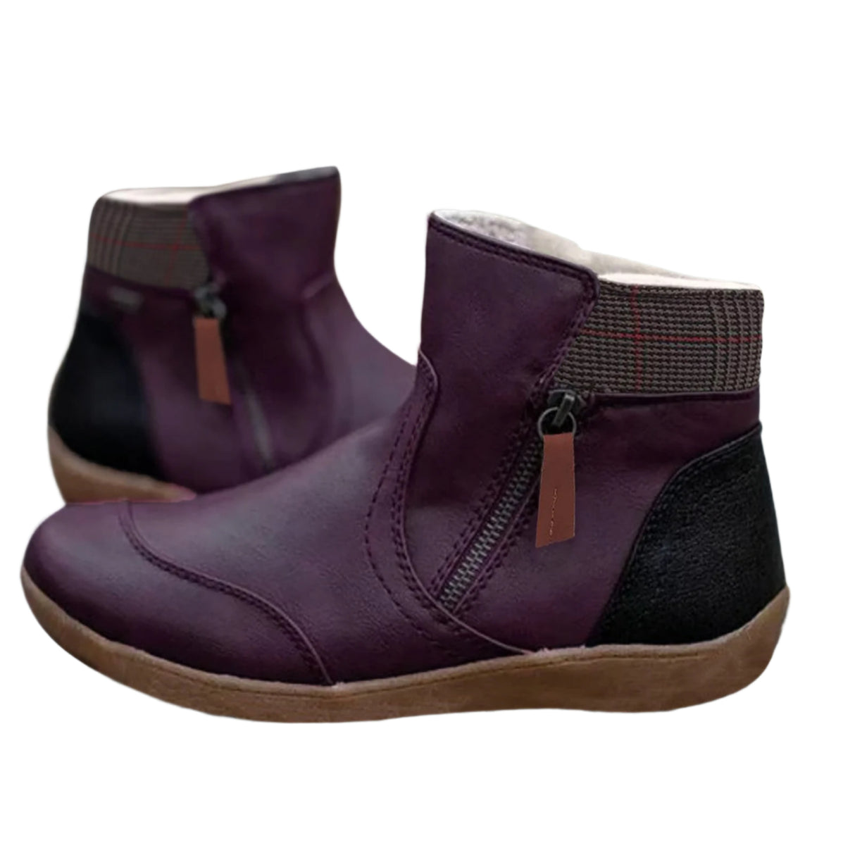 Eunice – Women's Boots – Orthopedic Support with Double Zipper Design