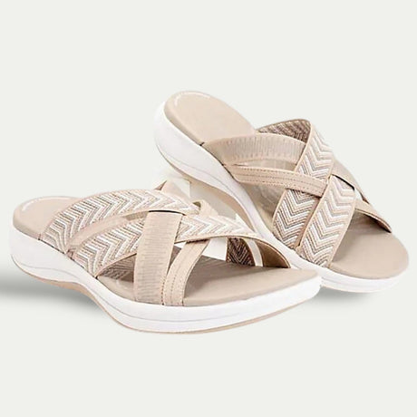 Womens Breathable Sandals Open Toe PU