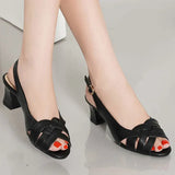 Woven Block High Heels for Women – Elegant & Comfortable