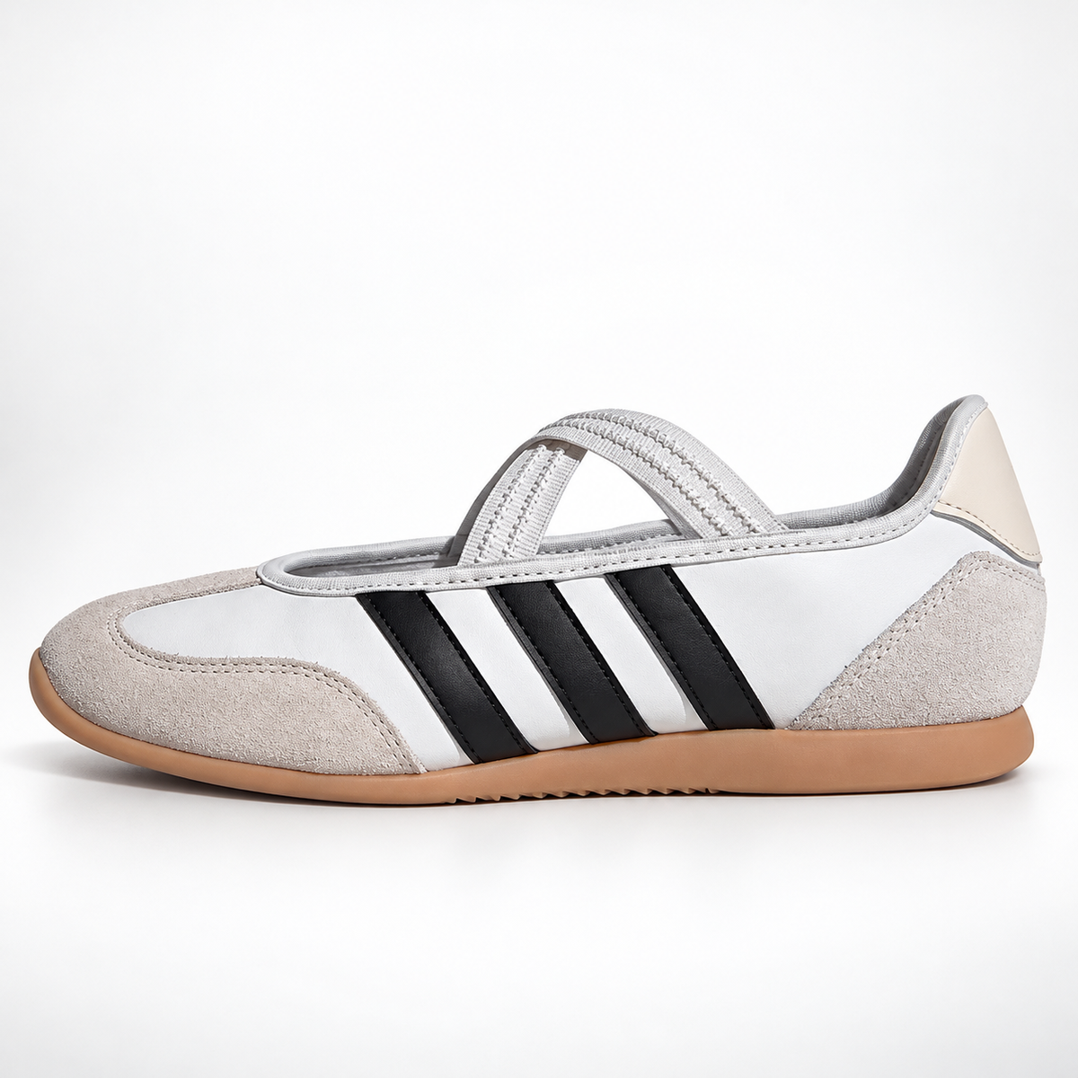 Mary Jane Ballet Flats for Women – Retro Stripe Design
