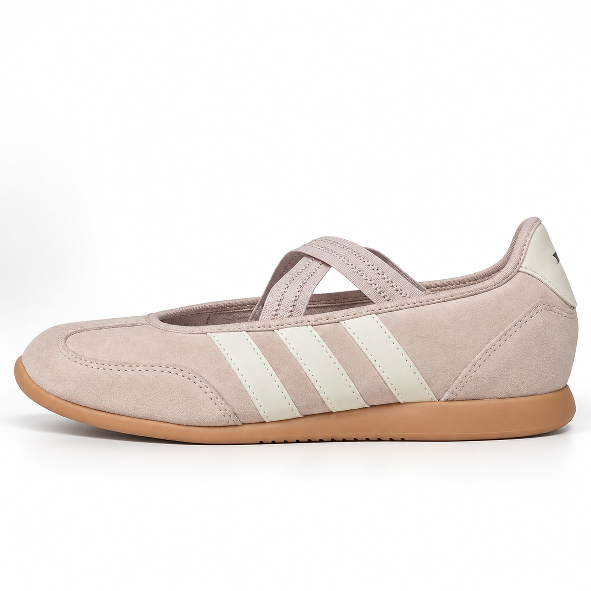 Mary Jane Ballet Flats for Women – Retro Stripe Design