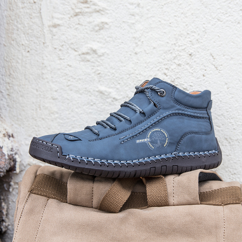 Hand-Stitched Leather Boots for Men – Comfortable & Stylish